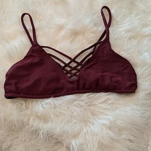 🌟Hollister Swim Be The Sunshine Sz S Bikini Top